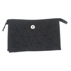 Monarch Bijoux - Makeup Bag Black  (Snap Line)