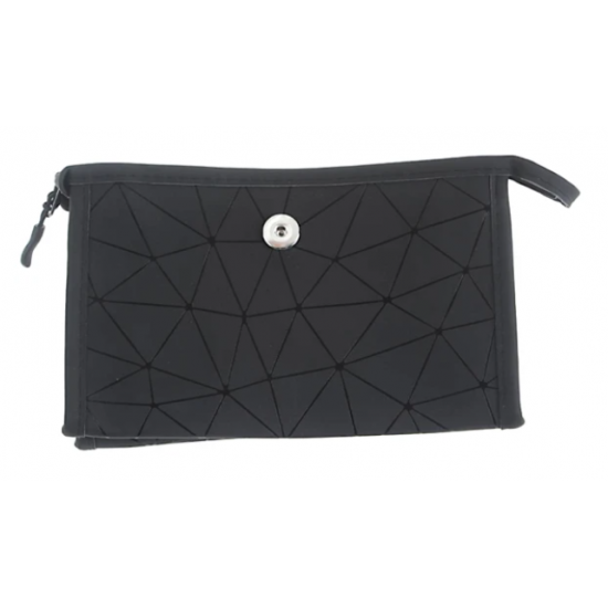 Monarch Bijoux - Makeup Bag Black  (Snap Line)