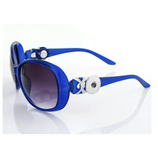 Monarch Bijoux - Royal Blue Cross  - Sunglasses (Snap Line)