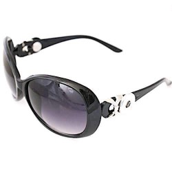 Monarch Bijoux - Black Cross - Sunglasses (Snap Line)