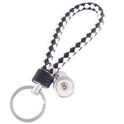 Monarch Bijoux - Key Chain Black/White  - (Snap Line)