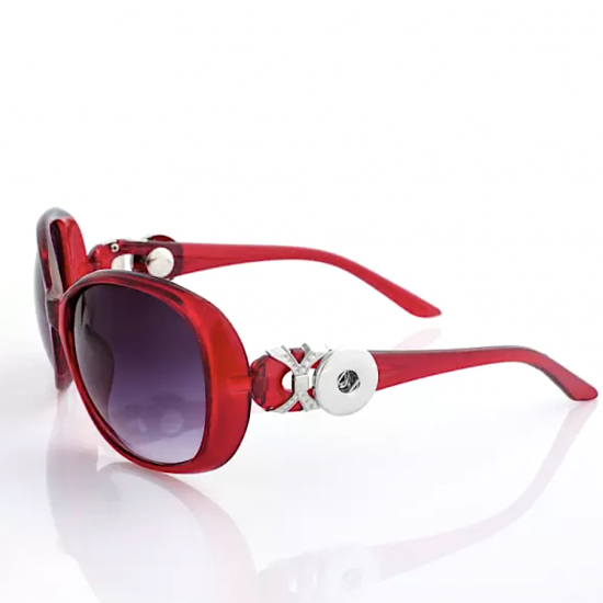 Monarch Bijoux - Ruby Red Cross - Sunglasses (Snap Line)