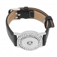 Monarch Bijoux - Bejewelled Watchband - Black Bracelet  (Snap Line)