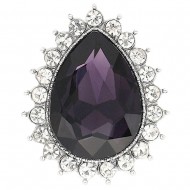 Monarch Bijoux -  Lady Di's Purple Amethyst  Classic Snap  (Snap Line)