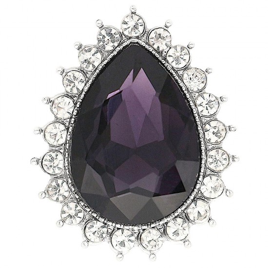 Monarch Bijoux -  Lady Di's Purple Amethyst  Classic Snap  (Snap Line)