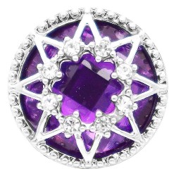 Monarch Bijoux - Amethyst Starburst  - Classic Snap  (Snap Line)