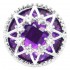 Monarch Bijoux - Amethyst Starburst  - Classic Snap  (Snap Line)