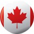 Monarch Bijoux -  Canadian Flag  - Classic Snap  (Snap Line)