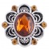 Monarch Bijoux - Amber Celtic Charm Classic Snap (Snap Line)