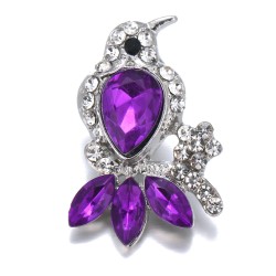 Monarch Bijoux -  Chickadee Violet Classic Snap  (Snap Line)