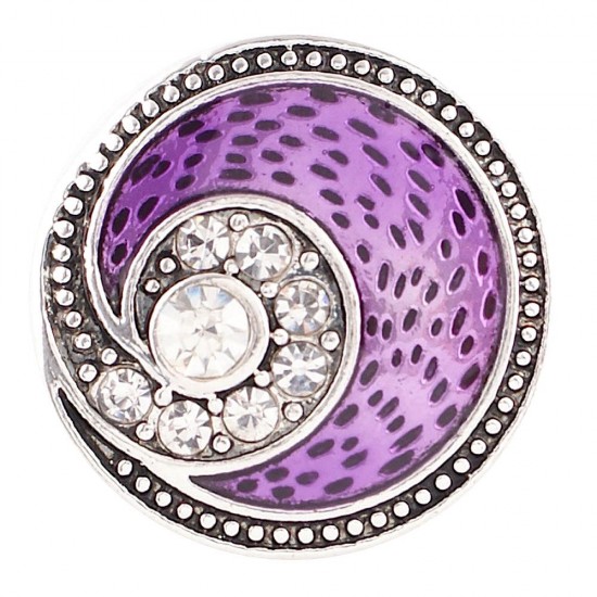 Monarch Bijoux -  Purple Vortex  - Classic Snap  (Snap Line)