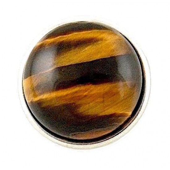 Monarch Bijoux -  Tiger Eye Classic Snap  (Snap Line)