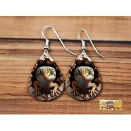 Earring - 3D  Leopard Gecko