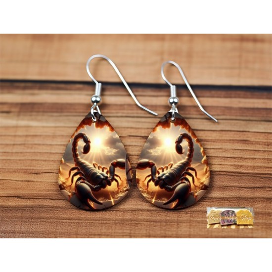 Earring - 3D Scorpion Earring - 3D Scorpion