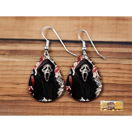Earring - Ghost Newspaper Horror Earring - Ghost Newspaper Horror