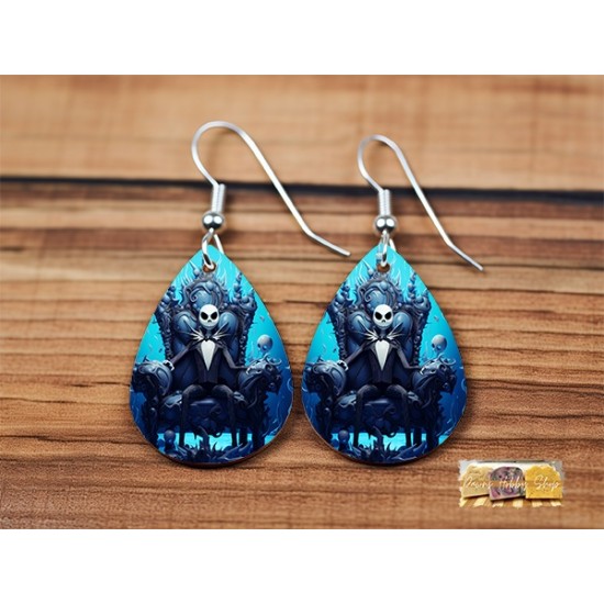 Earring - Jack Skellington Blue Horror Earring - Jack Skellington Blue Horror