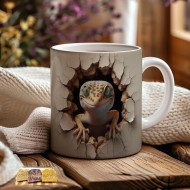 Coffee Mug -11oz -  Leopard Gecko Hole
