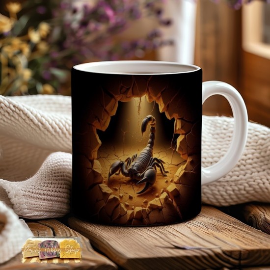 Coffee Mug -11oz - Scorpion Hole Coffee Mug -11oz - Scorpion Hole