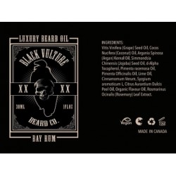 Black Vulture Beard Co. - Bay Rum Luxury Beard Oil