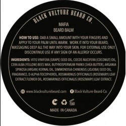 Black Vulture Beard Co. - Premium Mafia Beard Balm