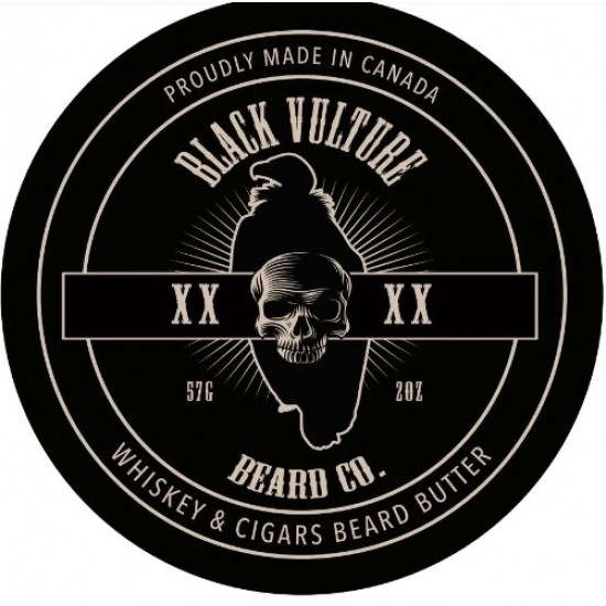 Black Vulture Beard Co. - Whiskey and Cigars Luxury Beard Butter