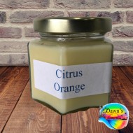 Crackling Candle Citrus Orange scented Coconut & Soy 40 hour woodwick 