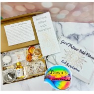 Ritual Bath Kit - Good Fortune  - Luck & Protection  Crystal Bath Gift Box