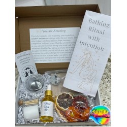  Ritual Bath Kit - New Moon - A New Beginning Crystal Bath Gift Box