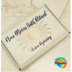  Ritual Bath Kit - New Moon - A New Beginning Crystal Bath Gift Box