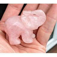 Elephant- Rose Quartz