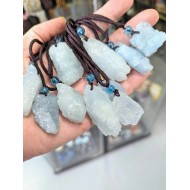 Blue Aventurine Pendant Necklace on a String