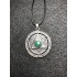 Pendant Crystal Necklace - Malachite