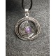 Pendant Crystal Necklace - Amethyst