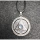 Pendant Crystal Necklace - Blue Quartz