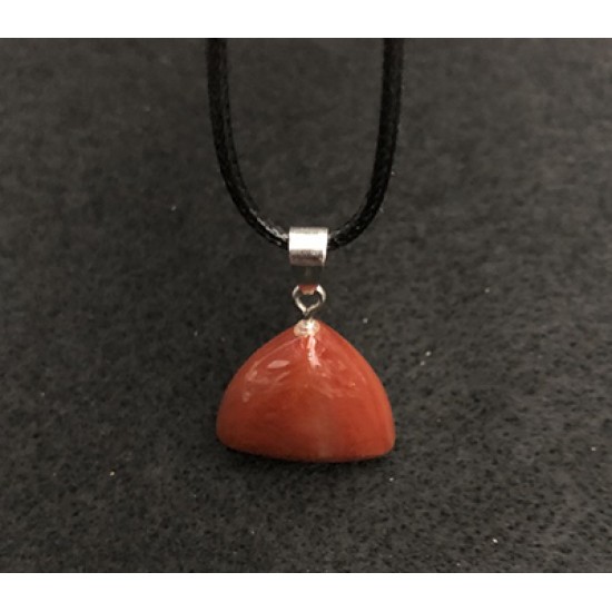 Pendant Crystal Necklace - Carnelian Agate