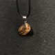 Pendant Crystal Necklace - Tiger Eye