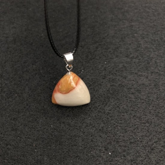 Pendant Crystal Necklace - Jasper