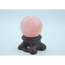 Rose quartz Sphere with stand