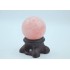 Rose quartz Sphere with stand