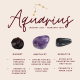  Horoscope Crystal Bundle - Aquarius