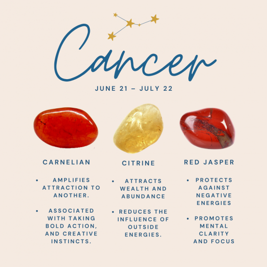  Horoscope Crystal Bundle - Cancer