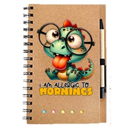 Notebooks - I am Allergic to Mornings