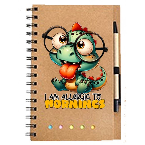 Notebooks - I am Allergic to Mornings