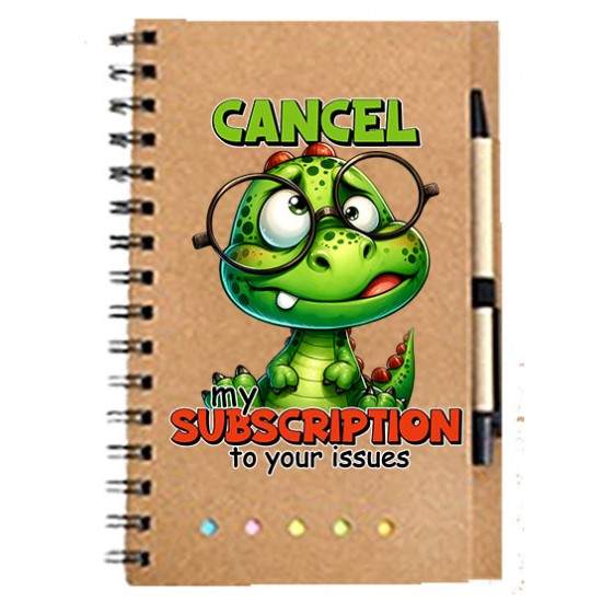 Notebooks - CANCEL my SUBSCRIPTION to your issues