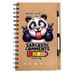 Notebooks - Please Wait SARCASTIC comments loading