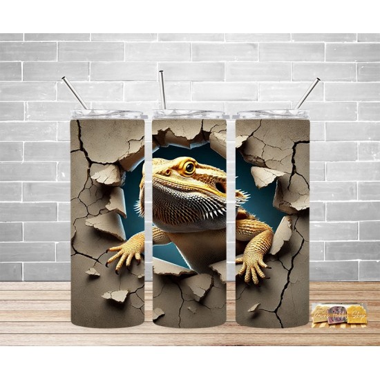 Tumbler - Bearded Dragon 3D 20oz Tumbler - Bearded Dragon 3D 20oz