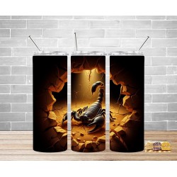 Tumbler -   Scorpion Hole  3D  20oz  