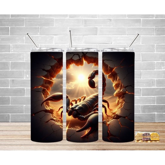 Tumbler - Scorpion 3D 20oz Tumbler - Scorpion 3D 20oz