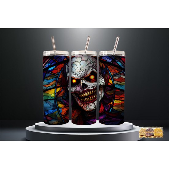 Tumbler - Stained Glass Clown 20oz Tumbler - Stained Glass Clown 20oz
