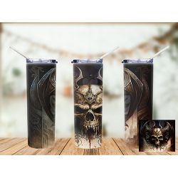 Tumbler Med-Skull T - 20oz 